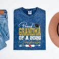 Proud Grandma Of Senior 2026 Graduate Family Graduation 2026 Mineral Wash Tshirts Mineral Navy