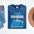 Proud Grandma Of Two 2023 Graduate Class 2023 Graduation Mineral Wash Tshirts Mineral Navy