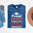 Proud Grandparent Of A 2026 Graduate Class Of Graduation Mineral Wash Tshirts Mineral Navy