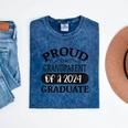 Proud Grandparent Of A Class Of 2024 Graduate Graduation Mineral Wash Tshirts Mineral Navy