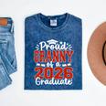 Proud Granny Of A Class Of 2026 Graduate Senior Graduation Mineral Wash Tshirts Mineral Navy