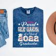 Proud Great Grandma Of 2022 Graduate Class 2022 Graduation Mineral Wash Tshirts Mineral Navy