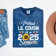 Proud Lil Cousin Of A Class Of 2025 Senior Graduation 2025 Mineral Wash Tshirts Mineral Navy
