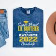 Proud Little Brother Of 2022 Graduate Class 2022 Graduation Mineral Wash Tshirts Mineral Navy
