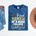 Proud Memaw Of 2026 Graduate College Graduation Mineral Wash Tshirts Mineral Navy