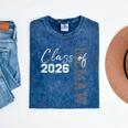 Proud Memaw Of A Class Of 2026 Graduate Senior 26 Graduation Mineral Wash Tshirts Mineral Navy