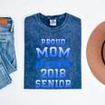Proud Mom Of 2018 Senior Graduation T Shirt Mineral Wash Tshirts Mineral Navy