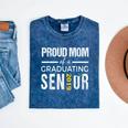 Proud Mom Of 2019 Senior Graduation Shirt Graduate Mineral Wash Tshirts Mineral Navy