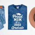 Proud Mom Of a 2022 Graduate Class Of 2022 Graduation Mineral Wash Tshirts Mineral Navy