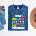 Proud MOM Of a 2025 PRE-K Graduate -Graduation Mineral Wash Tshirts Mineral Navy