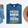 Proud Mom Of a 2026 Senior Volleyball Graduation Mineral Wash Tshirts Mineral Navy