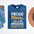 Proud Mom Of An Awesome Rad Tech Graduation Matching Family Mineral Wash Tshirts Mineral Navy