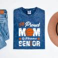 Proud Mom Of a Basketball Senior Class Of 2026 Graduation Mineral Wash Tshirts Mineral Navy