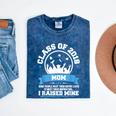 Proud Mom Of A Class Of 2018 Graduate TShirt Graduation Mineral Wash Tshirts Mineral Navy