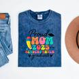 Proud Mom Class Of 2025 Kindergarten Graduate Graduation Mineral Wash Tshirts Mineral Navy