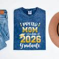 Proud Mom Of a Class Of 2026 Graduate Graduation 2026 Women Mineral Wash Tshirts Mineral Navy