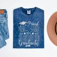 Proud Mom Of a Class Of 2026 Graduate Senior Graduation Mineral Wash Tshirts Mineral Navy