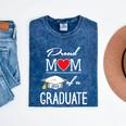 Proud Mom Of A High School Graduation Senior Mom Shirt Mineral Wash Tshirts Mineral Navy