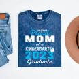 Proud Mom Of Kindergarten Graduate 2023 Graduation Mom Mineral Wash Tshirts Mineral Navy
