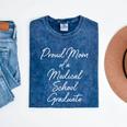 Proud Mom Medical School Graduate Graduation T-Shirt Mineral Wash Tshirts Mineral Navy