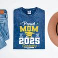 Proud Mom Of Two Class Of 2025 Graduates Twins Graduation Mineral Wash Tshirts Mineral Navy