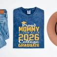 Proud Mommy Of A 2026 College Graduate Shirt Graduation Mineral Wash Tshirts Mineral Navy