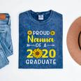 Proud Nanna Of 2020 Graduate Class Of 2020 Graduation Mineral Wash Tshirts Mineral Navy