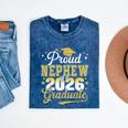 Proud Nephew Of a Class Of 2026 Graduate Senior Graduation Mineral Wash Tshirts Mineral Navy