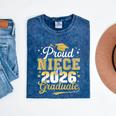 Proud Niece Of a Class Of 2026 Graduate Senior Graduation Mineral Wash Tshirts Mineral Navy