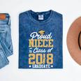 Proud Niece Graduation Shirts For Family 2018 Mineral Wash Tshirts Mineral Navy