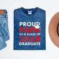 Proud Papa Of A Class Of 2018 Graduate Shirt Graduation Mineral Wash Tshirts Mineral Navy