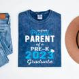 Proud Parent Of Pre K School Graduate 2023 Graduation Parent Mineral Wash Tshirts Mineral Navy