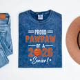 Proud PAW PAW Of 2026 Senior Basketball Student Graduation Mineral Wash Tshirts Mineral Navy
