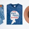 Proud Queen Shirt PhD Graduation Afro Doctorate Mineral Wash Tshirts Mineral Navy