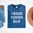 Proud Senior Dad 2019 High School Graduation Shirt Dad Tee Mineral Wash Tshirts Mineral Navy