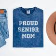 Proud Senior Mom 2019 High School Graduation Shirt Mom Tee Mineral Wash Tshirts Mineral Navy