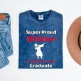 Proud Sister Of 2018 Graduate Dabbing Graduation Mineral Wash Tshirts Mineral Navy