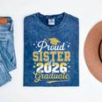 Proud Sister Of a Class Of 2026 Graduate Senior Graduation Mineral Wash Tshirts Mineral Navy
