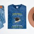 Proud Step Dad The Class Of 2019 Graduate Graduation Shirt Mineral Wash Tshirts Mineral Navy