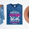Proud Step Mom Of 2019 Graduate Class 2019 Tshirt Graduation Mineral Wash Tshirts Mineral Navy