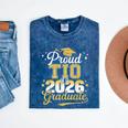 Proud TIO Of a Class Of 2026 Graduate Senior Graduation Mineral Wash Tshirts Mineral Navy