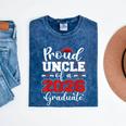 Proud Uncle Of A 2026 Graduate Senior Family Graduation Mineral Wash Tshirts Mineral Navy