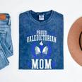 Proud Valedictorian Mom Graduation Grad Mom Class Of 2025 Mineral Wash Tshirts Mineral Navy