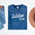 Radiology Technologist Graduation Mineral Wash Tshirts Mineral Navy