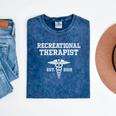 Recreational Therapy Recreational Therapist Graduation Mineral Wash Tshirts Mineral Navy