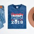 Respiratory Therapy Class Of 2018 Graduation Shirt Women Men Mineral Wash Tshirts Mineral Navy