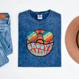 Retro 1970's Groovy Grandpa 70s Aesthetic Nostalgia Mineral Wash Tshirts Mineral Navy