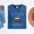 Retro Pager 90s Nostalgia Premium Tri-Blend Mineral Wash Tshirts Mineral Navy