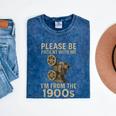 Retro Please Be Patient With Me I'm From The 1900s Projector Mineral Wash Tshirts Mineral Navy