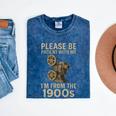 Retro Please Be Patient With Me I'm From The 1900s Projector Premium Mineral Wash Tshirts Mineral Navy